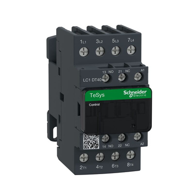 Schneider Electric LC1D Series Contactor, 230 V ac Coil, 4-Pole, 40 A, 4NO, 690 V ac/dc
