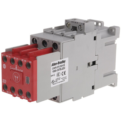 Allen Bradley 100S-C Series Contactor, 24 V dc Coil, 3-Pole, 37 A, 2NO + 2NC, 690 V ac