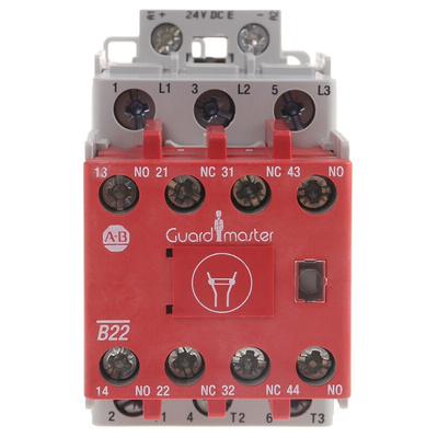 Allen Bradley 100S-C Series Contactor, 24 V dc Coil, 3-Pole, 37 A, 2NO + 2NC, 690 V ac