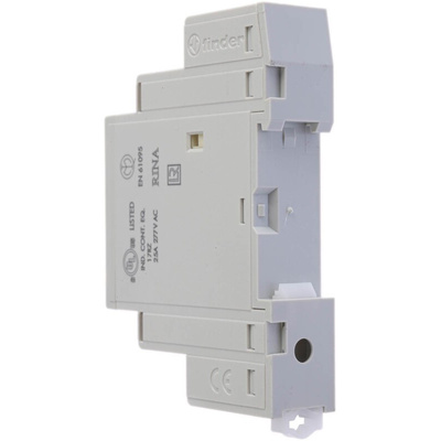 Finder 22 Series Series Contactor, 12 V ac/dc Coil, 2-Pole, 25 A