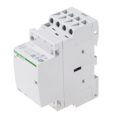 Schneider Electric iCT Series Contactor, 230 V ac Coil, 4-Pole, 25 A, 4NC, 400 V ac