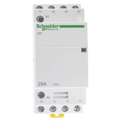 Schneider Electric iCT Series Contactor, 230 V ac Coil, 4-Pole, 25 A, 4NC, 400 V ac