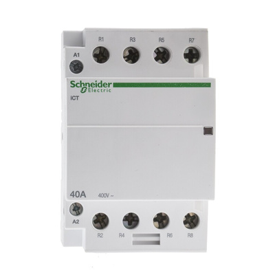 Schneider Electric iCT Series Contactor, 230 V ac Coil, 4-Pole, 40 A, 4NC, 400 V ac