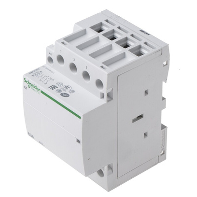 Schneider Electric iCT Series Contactor, 230 V ac Coil, 3-Pole, 63 A, 3NO, 400 V ac