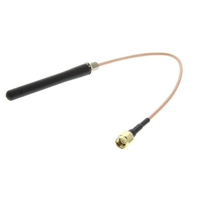RF Solutions ANT-433WPIG-2SMA ISM Band, UHF RFID Antenna (433 MHz ) Through Hole/Bolted Mount, SMA