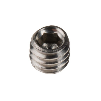 Plain Stainless Steel Hex Socket Set M4 x 4mm Grub Screw