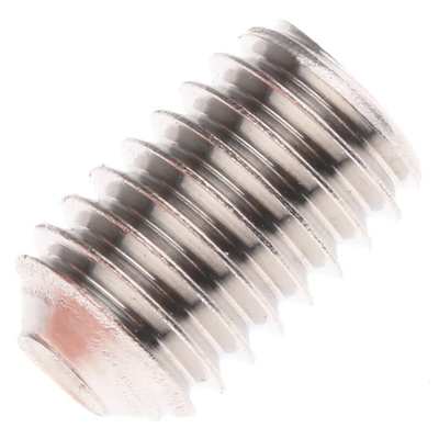 Plain Stainless Steel Hex Socket Set M5 x 8mm Grub Screw