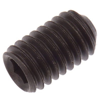 Black, Self-Colour Steel Hex Socket Set M6 x 10mm Grub Screw
