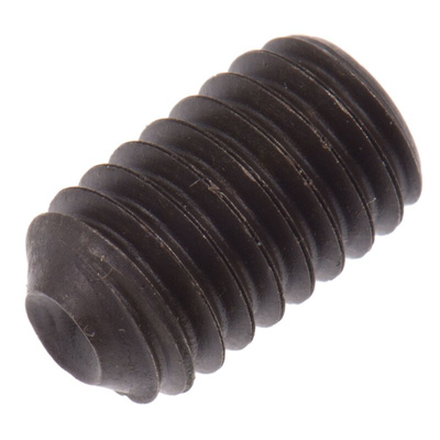 Black, Self-Colour Steel Hex Socket Set M6 x 10mm Grub Screw