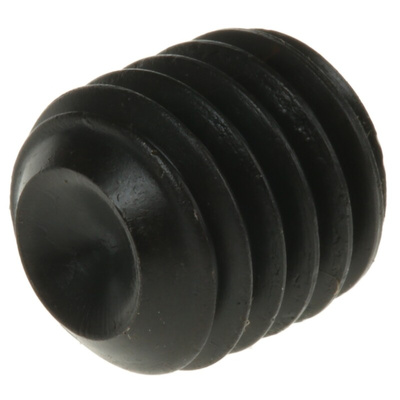 Black, Self-Colour Steel Hex Socket Set M10 x 10mm Grub Screw