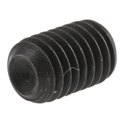 Black, Self-Colour Steel Hex Socket Set M8 x 12mm Grub Screw