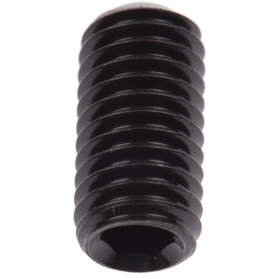 Black, Self-Colour Steel Hex Socket Set M8 x 16mm Grub Screw