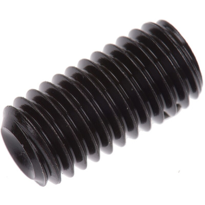 Black, Self-Colour Steel Hex Socket Set M8 x 16mm Grub Screw