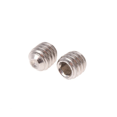 Plain Stainless Steel Hex Socket Set M4 x 4mm Grub Screw