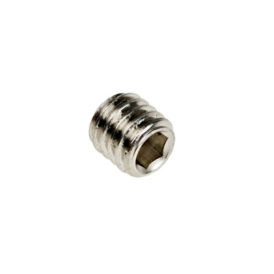 Plain Stainless Steel Hex M5 x 5mm Grub Screw