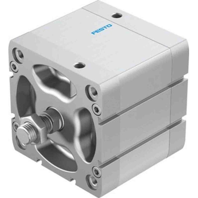 Festo Pneumatic Compact Cylinder 100mm Bore, 40mm Stroke, ADN Series, Double Acting