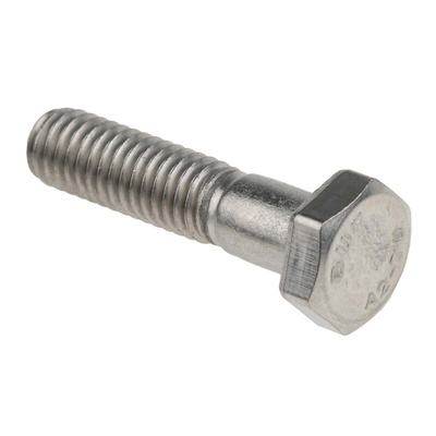 Stainless Steel, Hex Bolt, M6 x 25mm