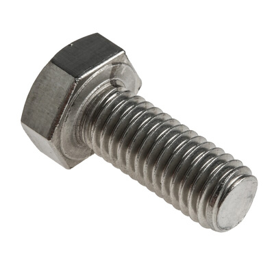 Plain Stainless Steel Hex, Hex Bolt, M8 x 20mm
