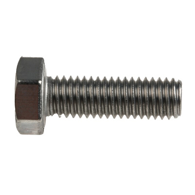 Plain Stainless Steel Hex, Hex Bolt, M8 x 25mm