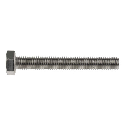 Plain Stainless Steel Hex, Hex Bolt, M8 x 60mm