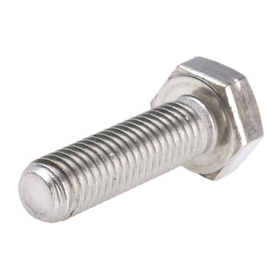 Plain Stainless Steel Hex, Hex Bolt, M10 x 35mm