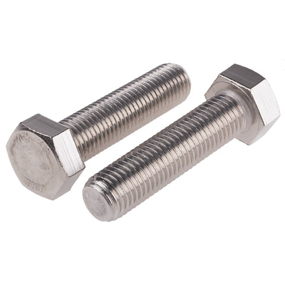 Plain Stainless Steel Hex, Hex Bolt, M20 x 80mm