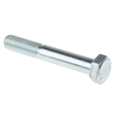 Clear Passivated, Zinc Steel, Hex Bolt, M20 x 130mm