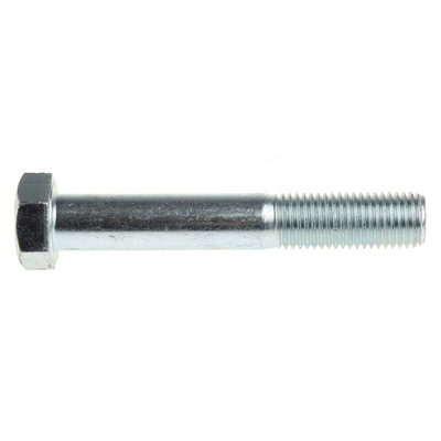 Clear Passivated, Zinc Steel, Hex Bolt, M20 x 130mm