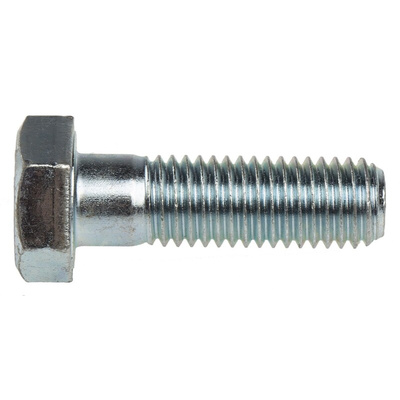Clear Passivated, Zinc Steel, Hex Bolt, M12 x 40mm
