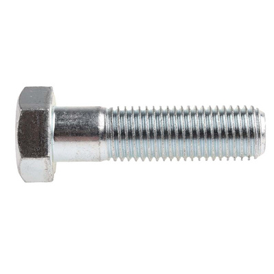 Clear Passivated, Zinc Steel, Hex Bolt, M16 x 60mm