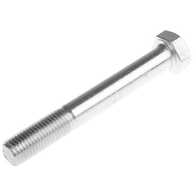 Clear Passivated, Zinc Steel, Hex Bolt, M16 x 120mm