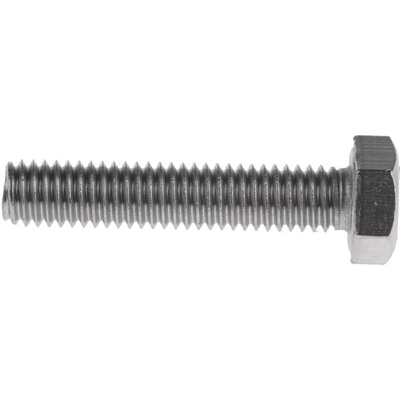 Plain Stainless Steel Hex, Hex Bolt, M6 x 30mm