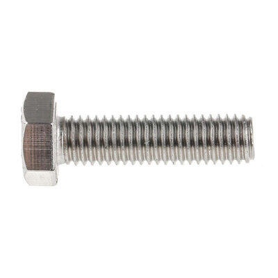 Plain Stainless Steel Hex, Hex Bolt, M8 x 30mm