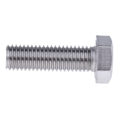 Plain Stainless Steel Hex, Hex Bolt, M12 x 40mm