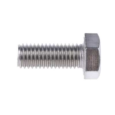 Plain Stainless Steel Hex, Hex Bolt, M12 x 30mm