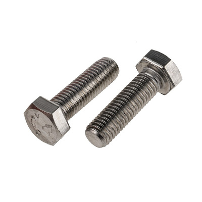 Plain Stainless Steel Hex, Hex Bolt, M12 x 40mm
