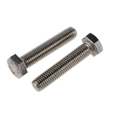 Plain Stainless Steel Hex, Hex Bolt, M12 x 60mm