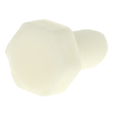 Plain Ceramic Hex, Hex Bolt, M3 x 5mm