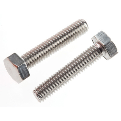 Plain Stainless Steel Hex, Hex Bolt, M4 x 20mm