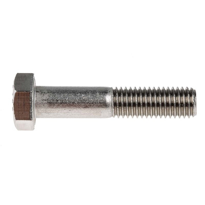 Plain Stainless Steel, Hex Bolt, M12 x 60mm