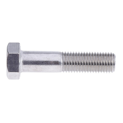 Plain Stainless Steel, Hex Bolt, M16 x 70mm