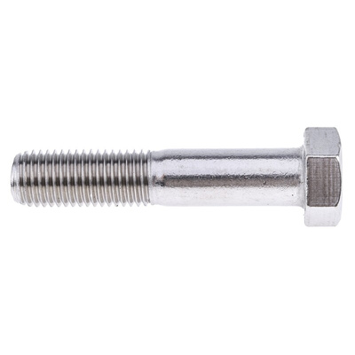 Plain Stainless Steel, Hex Bolt, M20 x 100mm