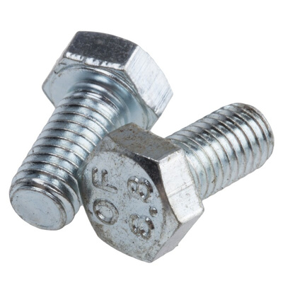 Zinc Plated Steel Hex, Hex Bolt, M5 x 10mm
