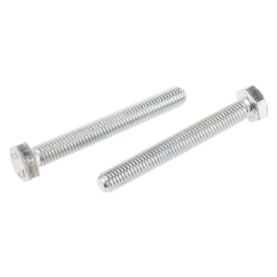 Zinc Plated Steel Hex, Hex Bolt, M8 x 65mm