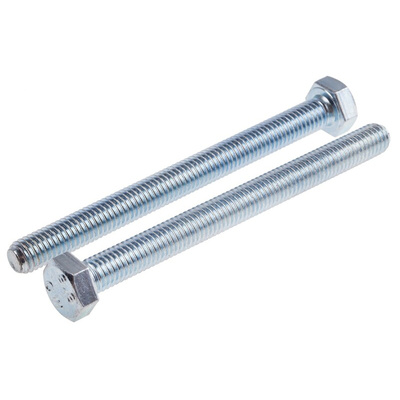 Zinc Plated Steel Hex, Hex Bolt, M8 x 90mm