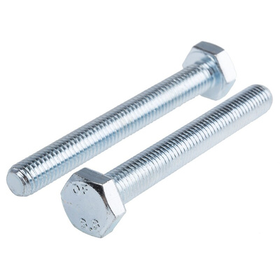 Zinc Plated Steel Hex, Hex Bolt, M10 x 80mm