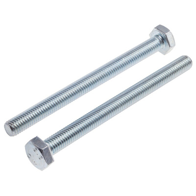 Zinc Plated Steel Hex, Hex Bolt, M10 x 120mm