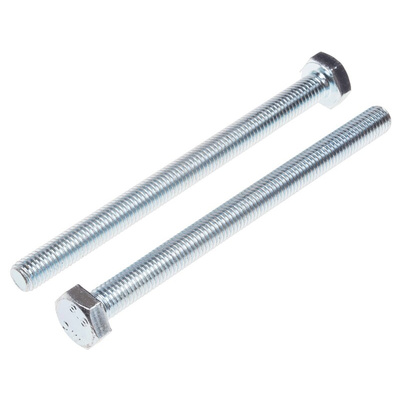 Zinc Plated Steel Hex, Hex Bolt, M10 x 130mm