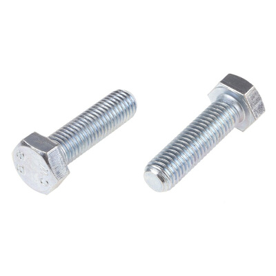 Zinc Plated Steel Hex, Hex Bolt, M14 x 50mm