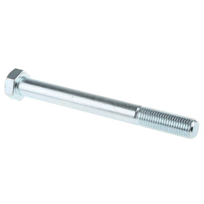 Bright Zinc Plated Steel, Hex Bolt, M20 x 200mm